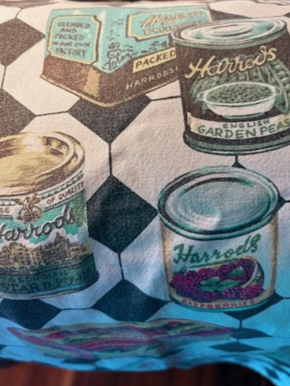 Cute! Harrods Kitchen Apron/100% Cotton